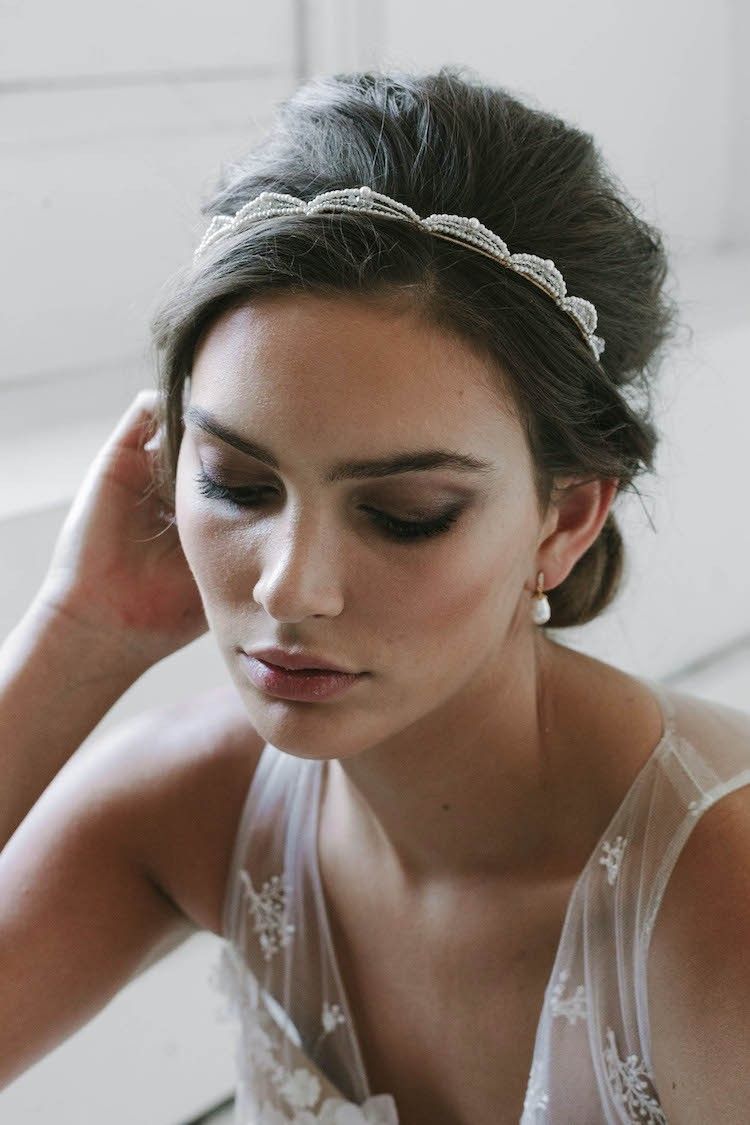 Tania Maras: Delicate Bridal Tiara, Moss
