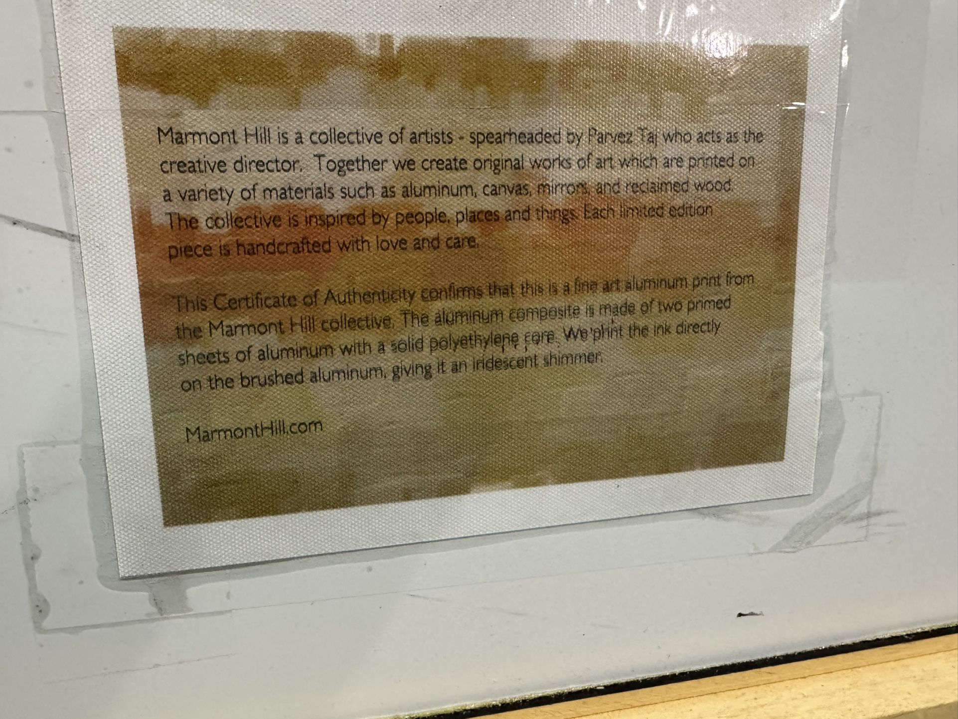 Large Marmont Hill Aluminum Art Prints – Limited Edition