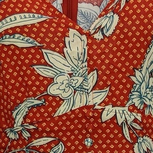 Jessica Simpson Dress Sz M Floral Print Ruffle Hem Midi Red 720702