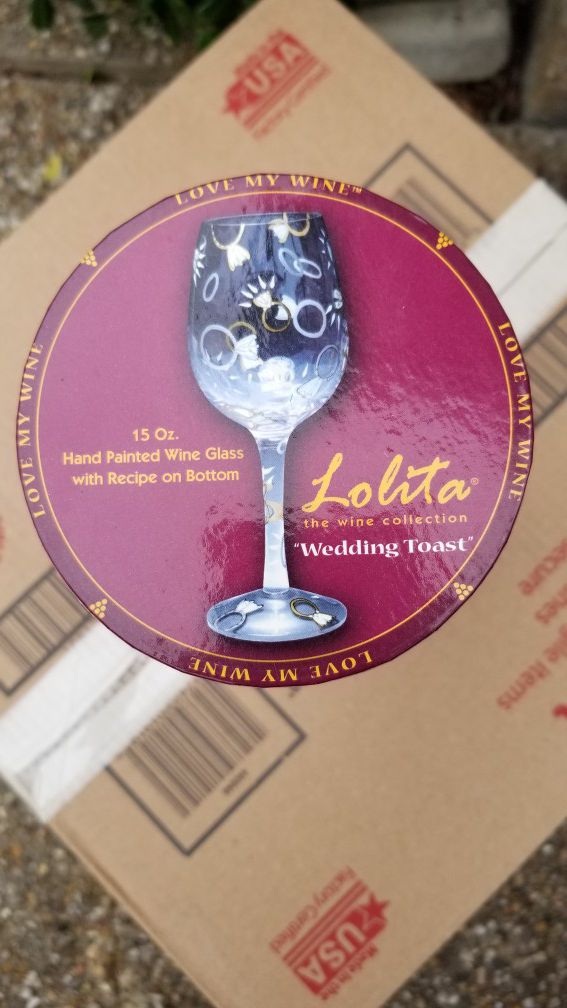 Lolita collectible wine glass