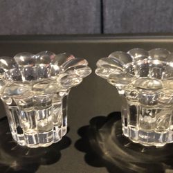 Glass Candle Holders