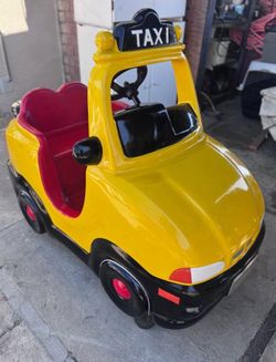Small Taxi Cab Kiddie Ride