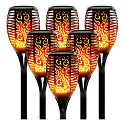 Walensee LED solar torch lights 6 pack