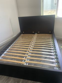 IKEA Malm Bed Frame (dark brown,full)