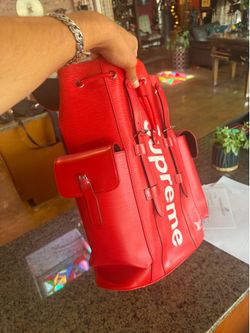 REAL supreme x Louis Backpack **new**
