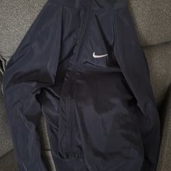 navy nike track suit