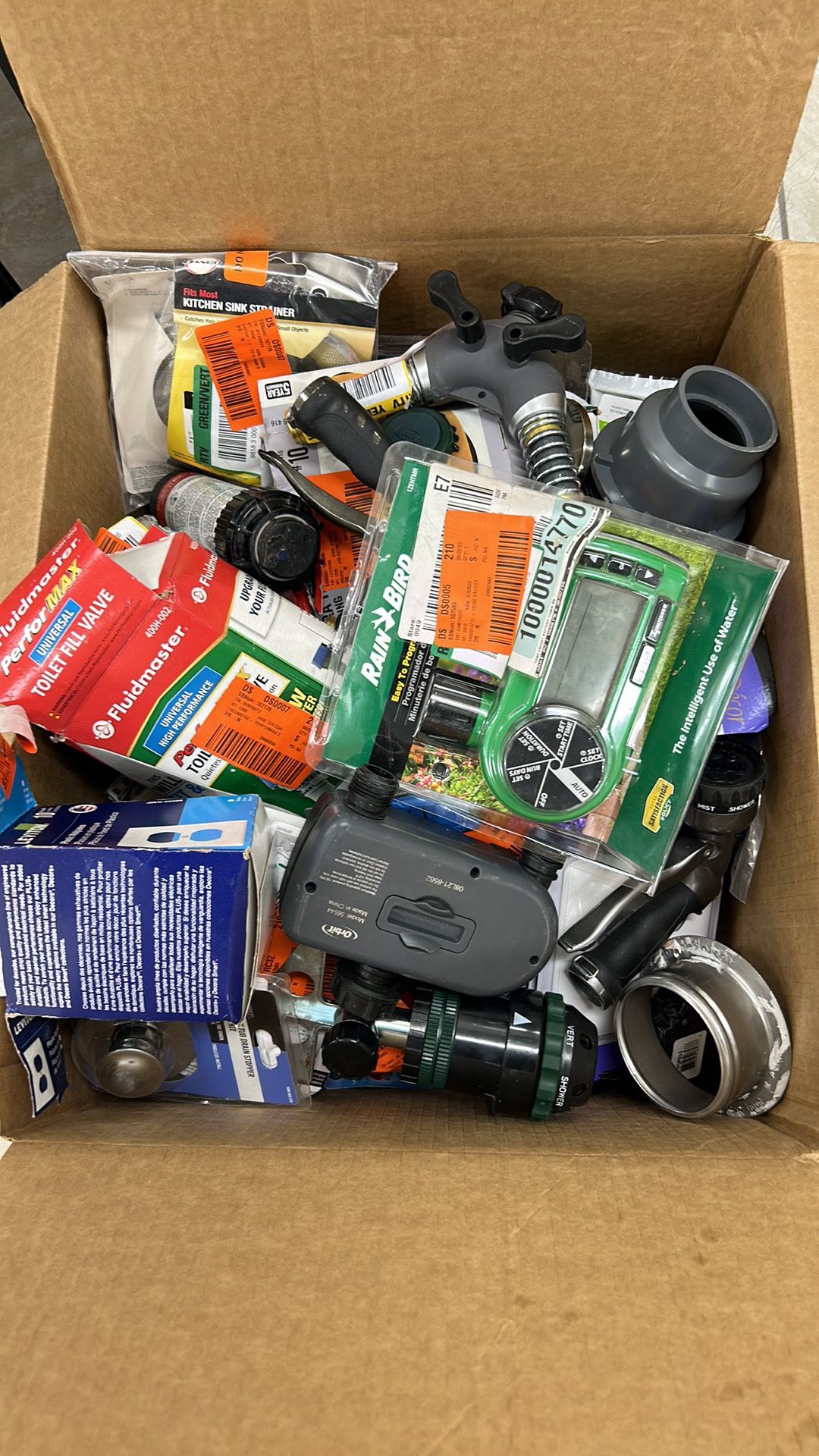 Electrical And Plumbing Hardware Lot