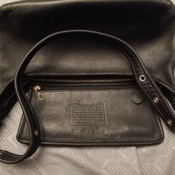 Vintage Coach Bag Black Leather NO JBY-9059