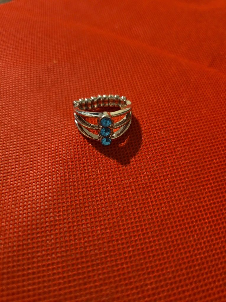 Ring With Blue Stone