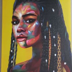 LARGE Beautiful Girl Painting 🖼😍