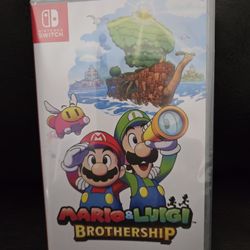 New Sealed Mario & Luigi Brothership Nintendo Switch Game