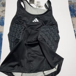 Adidas Unisex “Aeroready" Compression Padded Black Tank Top Size Sz XL New W Tag