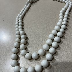 Vintage White Necklace 
