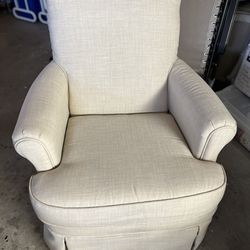 Neutral Fabric Rocking Chair
