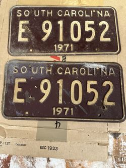 Antique Car Tags