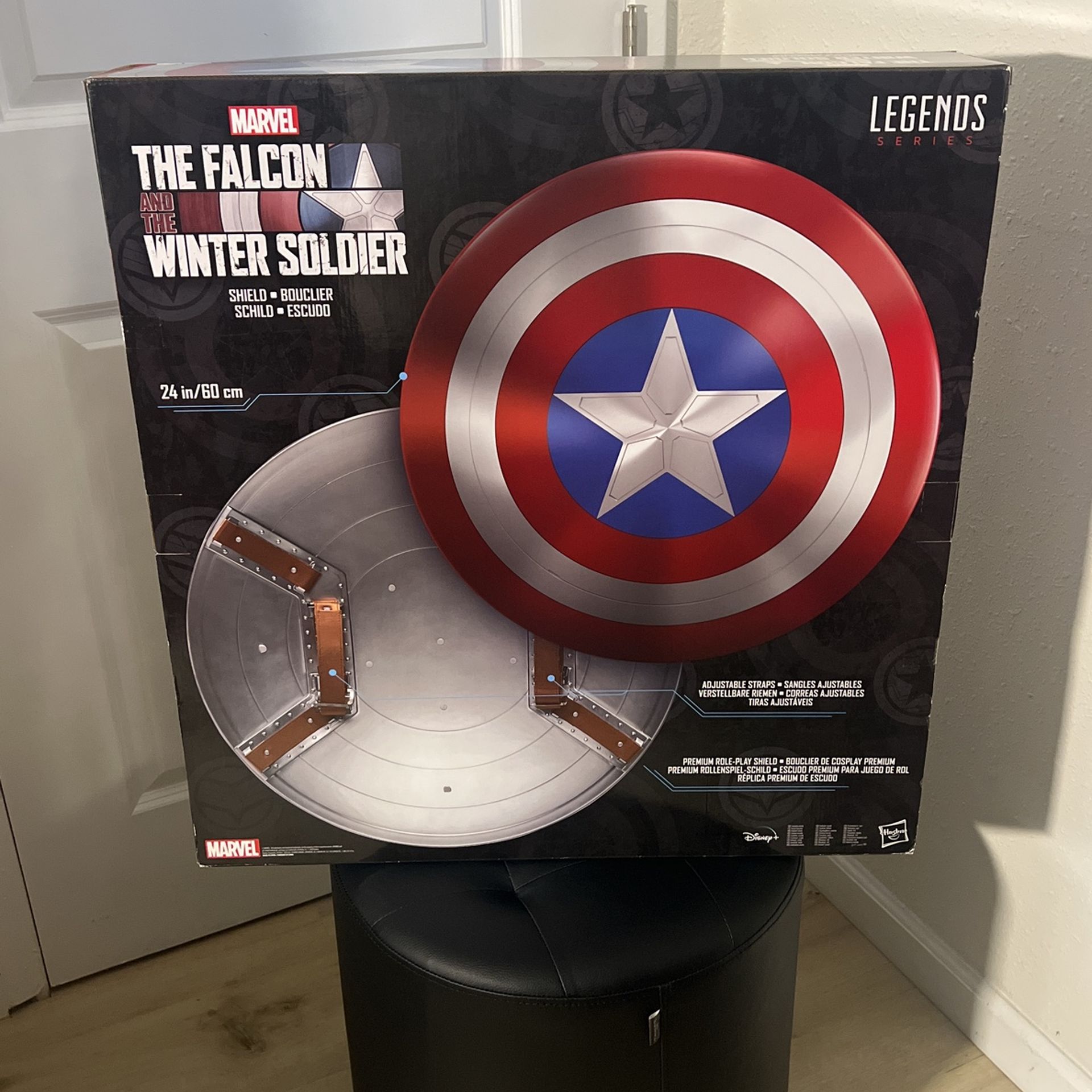 Marvel Legends Series Avengers Falcon And Winter Soldier Captain America Shield New In Box