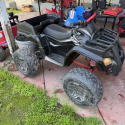 Kid, Quad Car Toy And Needs A Battery