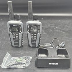 Uniden 37 Mile Two Way Radios Submersible Gray Black SX377-2CKHS