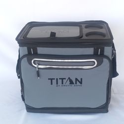 Titan 40 Can Collapsable Cooler Available in Gray or Green
