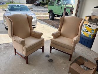 2 Wingback Chairs