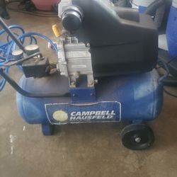 Campbell Hausfeld Air Compressor 8 Gallon 1.3 Running Horse