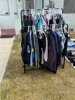 Bunch of clothes mixed