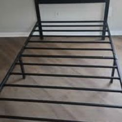 2 TWINS METAL BED FRAMES WITH 40IN TVSTAND