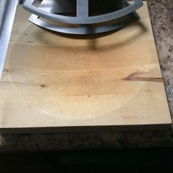 Double Bladed Safety Chopper With Concave Wooden Chopping Board By Ikea