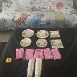 Winnie the Pooh Baby Shower Party Supplies