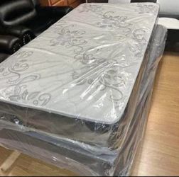 Set Twin Size Mattress And Box Spring