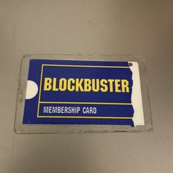 Blockbuster card 