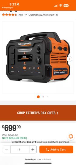 GENERATOR- ion lithium battery