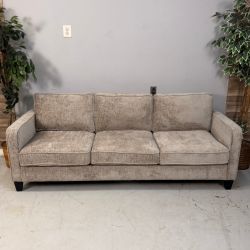 Grey Chenille 3 Seater Sofa