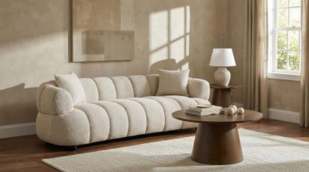 Sofa Pebble Woven fabric, New Especial price