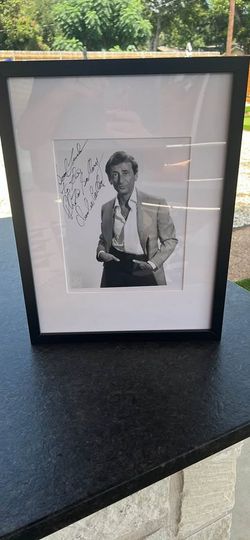 Vibey Vintage Charlie Callas Autograph / framed 13 x 17