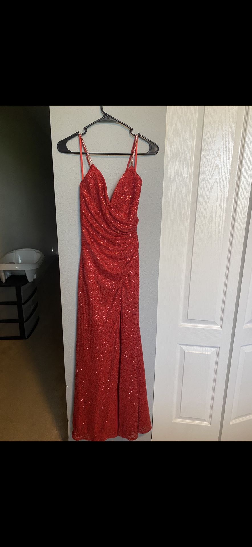 Red Sparkly Gown