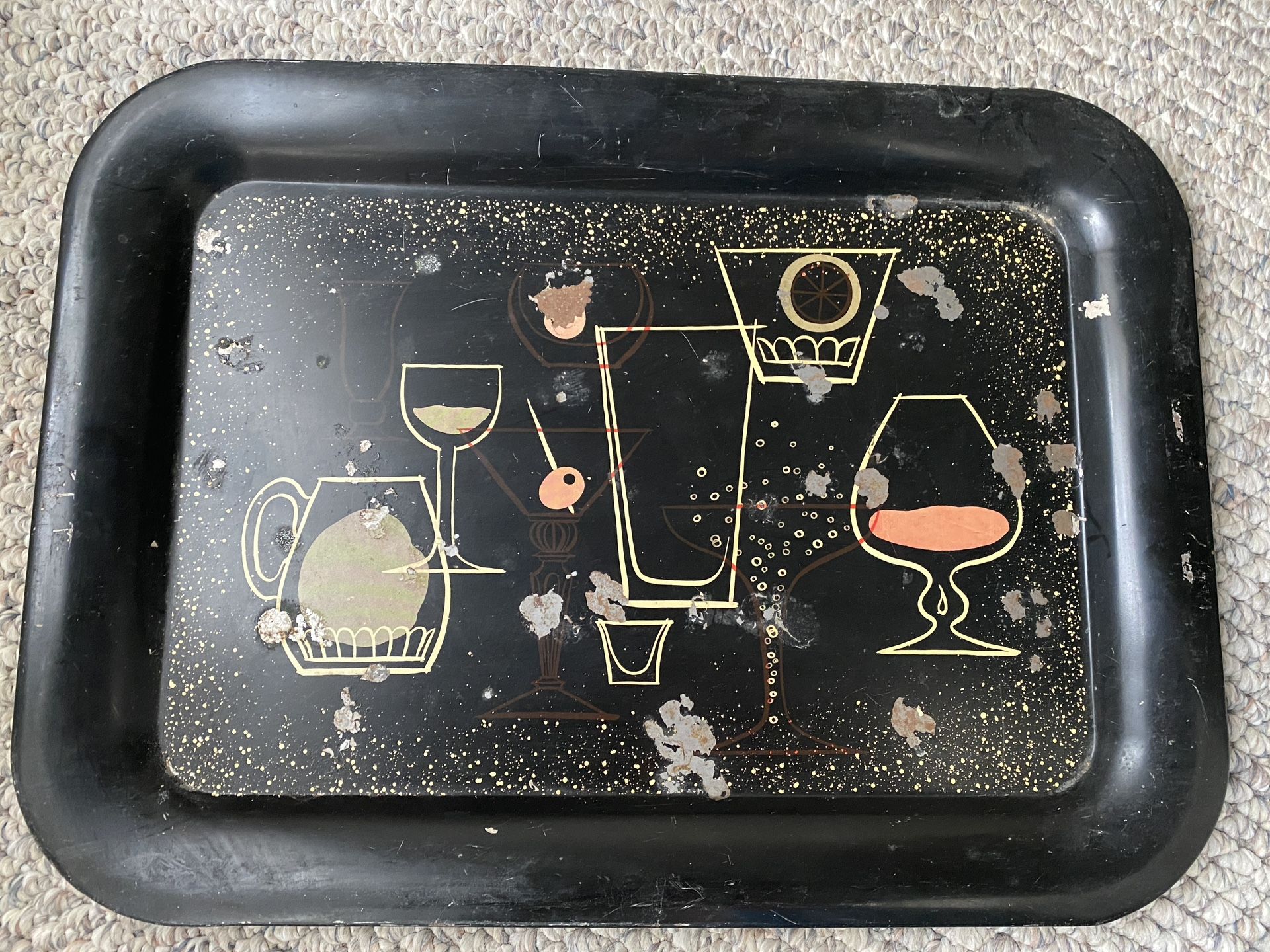 Retro original tray in good condition paint is not*Best offer