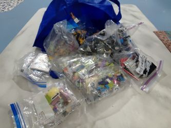 Large bag of Legos separated