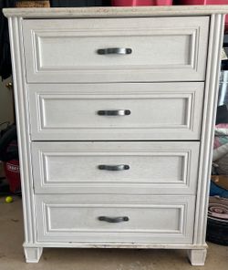 White dresser