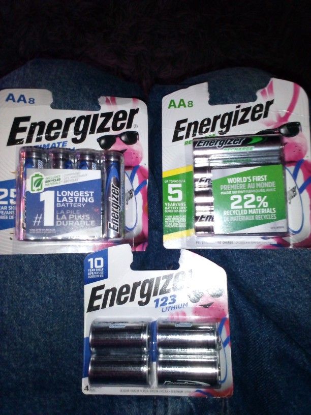 Energizer Lithium Batteries X3