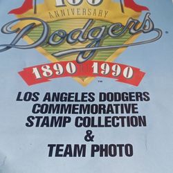 Vintage dodger 100yrs stamp collection, photo