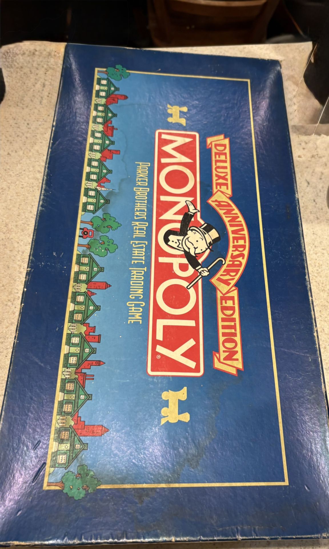 Deluxe Anniversary Monopoly Game New