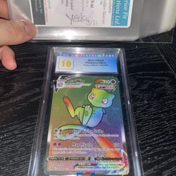 Mew Vmax Rainbow Cgc 10