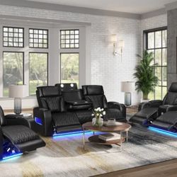 Reclinables Hermosos Con Luz Y Bluetooth 😘❤️🔥🔥🔥🔥🔥🚛📦