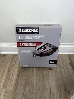 Black Max 15-Inch 3300 PSI Gas Pressure Washer Surface Cleaner