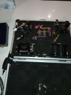 Tattoo guns and equipment