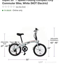 Compactible 20” Tire Bike 