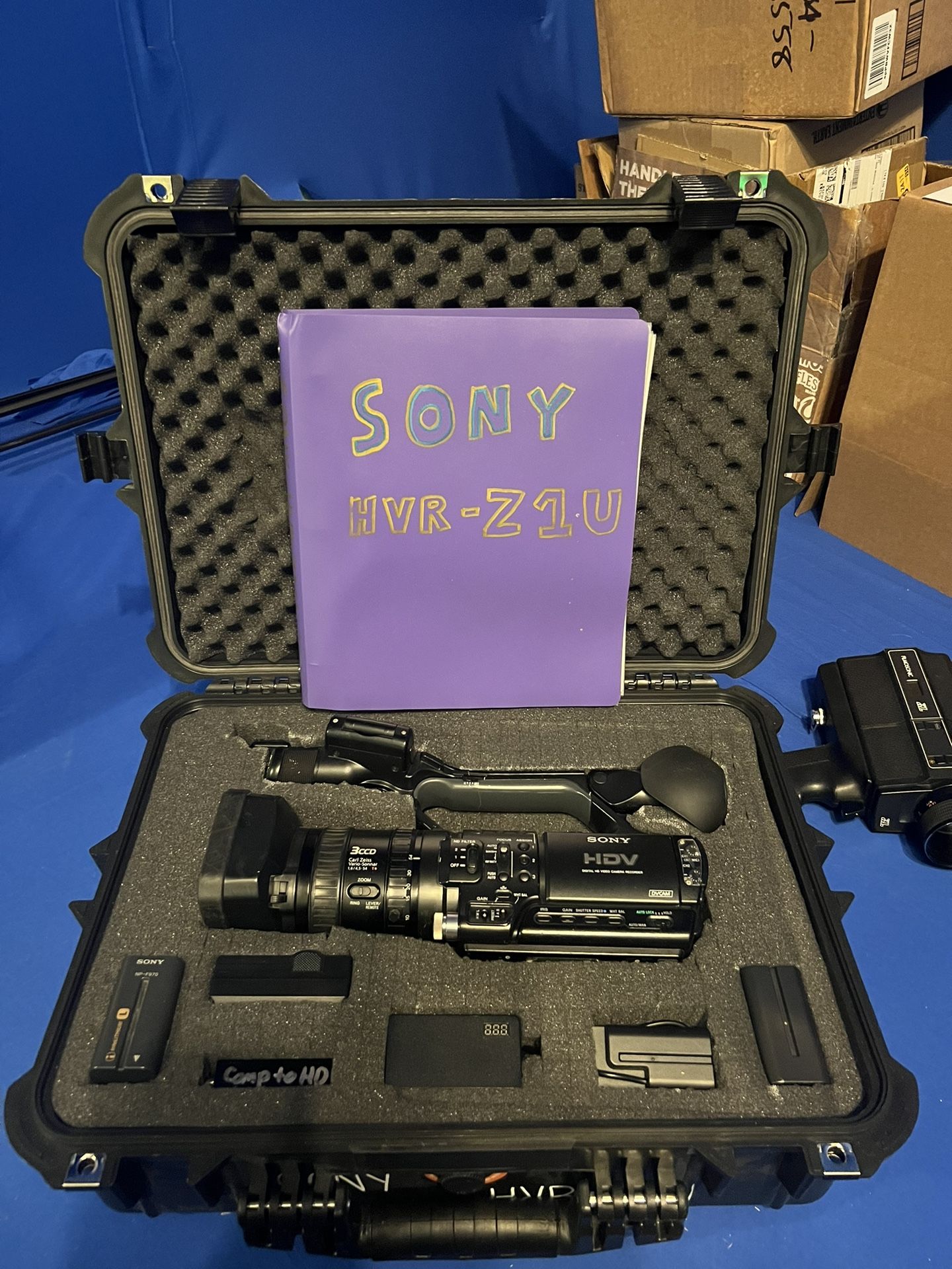 Sony Hvr-z1u Full Hd Dvi Camcorder