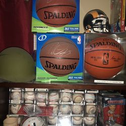 Collection NFL/ MLB ncaa signed baseball / autographed football jerseys JSA COA++