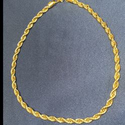 July 4th Sale! 🇺🇸🔥 $60 Rope Chain 18k Gold Plated